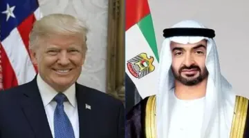 رئيس الدولة وترامب يبحثان التصعيد الإيراني وأمن الملاحة في مضيق هرمز